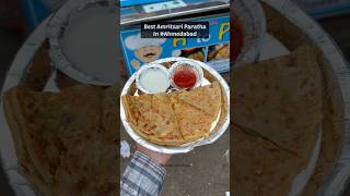 Amritsari Paratha in Ahmedabad ahmedabad paratha streetfood ahmedabadstreetfood [upl. by Aniratac567]