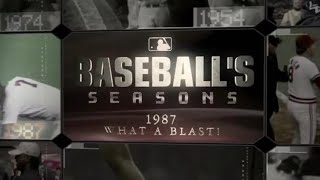 MLB Baseballs Seasons 1987 [upl. by Yenohtna]