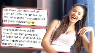 Meine ekligen DMs nach dem GNTM Männershooting [upl. by Halimak487]