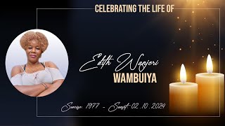 Edith Wanjeri Wambuiya  Burial ceremony [upl. by Ihcur]