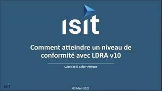 Surmonter les défis de la certification avec l’outil LDRA v10 [upl. by Yessej]