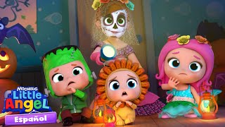 Bebé Juan no tiene miedo en Halloween🎃👻 Caricaturas Canciones Infantiles🎵 Little Angel Español [upl. by Saunderson479]