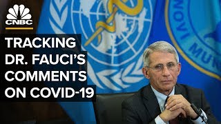 Tracking Dr Anthony Fauci’s Comments On Coronavirus [upl. by Innor]