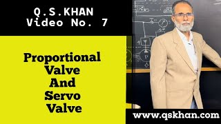 QS Khan Video No 7 Proportional Valve amp Servo Valve [upl. by Heger]