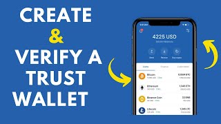 How to Create Trust wallet Account and Verify with Your Phone Stepbystep Tutorial [upl. by Ariayek]