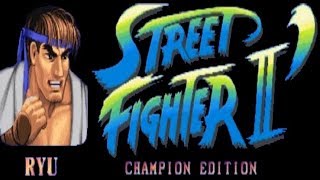 Street Fighter 2  Champion Edition  Ryu Arcade Playthrough Gameplay Longplay [upl. by Aylsworth]