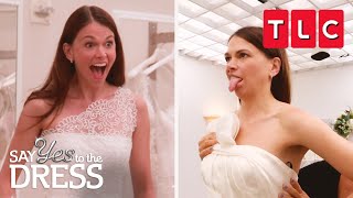 Broadway Star Sutton Foster Becomes a Bride  Say Yes to the Dress  TLC [upl. by Ardnak62]