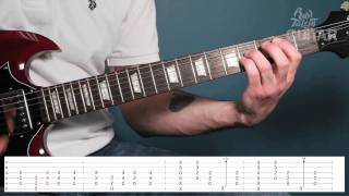 Learn How To Play Back In Black by ACDC on Guitar video lesson [upl. by Moon254]