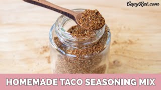 Salt  Free Homemade Taco Seasoning Mix [upl. by Whorton419]