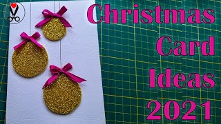 Easy And Beautiful Christmas Card Making  How To Make Christmas Card  DIY Merry Christmas Card [upl. by Aliehc]