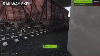 Railway Exfil Exit Location Interchange With Map  Escape From Tarkov [upl. by Leahcam411]