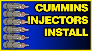 Cummins Injectors Install 9802 Dodge Cummins [upl. by Grimbal]