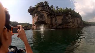 Summersville Lake West Virginia Long Point Cliff JumpGoPro HD [upl. by Itisahc]