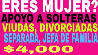 CUÁLES SON LOS REQUISITOS PARA BECA MADRES SOLTERAS VIUDA DIVORCIADA SEPARADA O JEFA DE FAMILIA [upl. by Tyra]