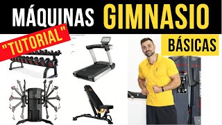 ➤ ¿Qué TRABAJA cada MÁQUINA del GIMNASIO 🤔 ¿Qué RUTINA hacer en el GYM PRINCIPIANTES [upl. by Bovill225]