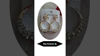 Drop Earrings  Gold Earrings  New Earrings  Earrings Review 💃 [upl. by Idaf]