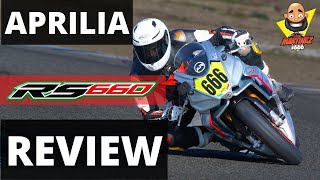 Aprilia RS 660 Review  SkwidVids [upl. by Coady]