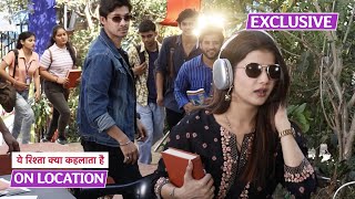 Yeh Rishta Kya Kehlata Hai  On Location  Abhira Ki KJ Law College Me Entry Ladke Hue Fida [upl. by Eugirne]