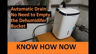 Drain a Dehumidifier With a Hose [upl. by Airda36]