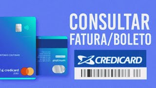 COMO CONSULTAR FATURABOLETO DO CARTÃO CREDICARD ITAUCARD [upl. by Weinshienk645]