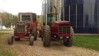 Chopping corn and filling the Harvestore silo [upl. by Ademla]