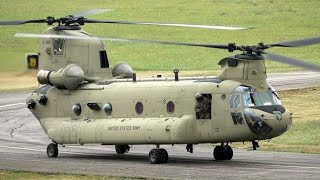 😲 Boeing CH47F Chinook  US Army quotAtlantic Resolvequot  Impressive Landing at Nancy Essey Airport 😲 [upl. by Eelrehpotsirhc509]