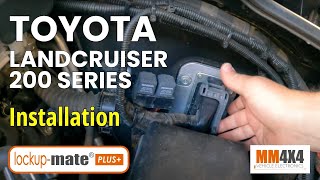 Installation of lockupmate®PLUS in Toyota Landcruiser 200 Series and Lexus LX450D [upl. by Pearlstein]