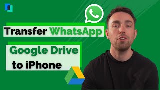 How to restore WhatsApp chats from Google Drive to iPhone [upl. by Opportina218]