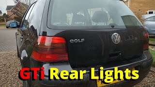 How To Remove Mk4 VW Golf Rear Lights [upl. by Ssew]