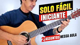 Como fazer SOLO FÁCIL no violão Solo famoso e aprenda Tablatura  Aula de violão🎸 [upl. by Cirred]