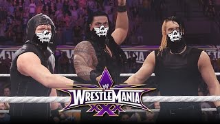 WWE 2K16  The Shield Masked At Wrestlemania 30 [upl. by Blakely510]