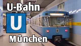 U Bahn München 2022  MVG 2022 [upl. by Lena410]