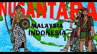 Indonesia Malaysia History of Nusantara explained in 9 minutes [upl. by Eeralih]