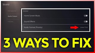 🔇 FIX PS5 AUDIO PROBLEM  3 EASY METHODS [upl. by Ewens121]