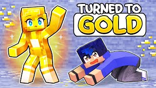 Aphmau TURNED TO GOLD in Minecraft [upl. by Eedya]