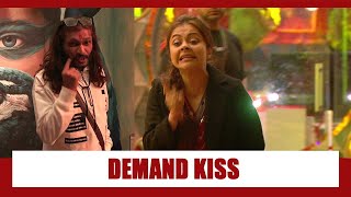 Bigg Boss 15 Abhijeet tells Devoleena to KISS him she screams meri achchai ka faayda mat uthaao [upl. by Carisa244]