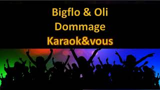 Karaoké Bigflo amp Oli  Dommage [upl. by Faunia]