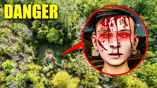 DRONE catches BLOODY SCHOOLBOY RUNAWAY in REAL LIFE its a trap [upl. by Chang]