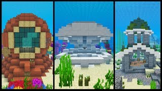 8 Underwater Minecraft House Ideas [upl. by Litt11]