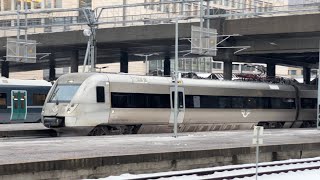 Norwegian Trains at OsloViken Vy Flytoget GoAhead Nordic SJNord SJ CargoNet amp Green Cargo [upl. by Dunaville]