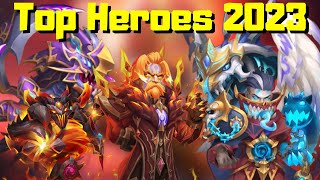 Castle Clash Top Heroes 2023 [upl. by Rinna]