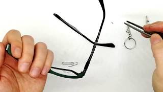 How to change the arms  temples of the Ray Ban 7017 model [upl. by Curran]