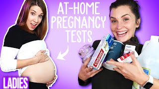 LIVE Pregnancy Test  Do DIY Pregnancy Tests Actually Work [upl. by Eivol590]