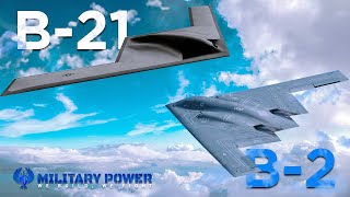 NextGeneration Bomber B21 Raider VS The B2 Spirit Stealth Bomber [upl. by Williamson]