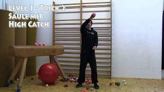 Jonglieren Tutorial Tricks mit einem Ball [upl. by Orlene117]