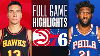 HAWKS at 76ERS  FULL GAME HIGHLIGHTS  December 8 2023 [upl. by Virgy]