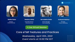 Webinar Core eTMF Features and Practices [upl. by Aiykan]