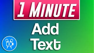 How to Add Text Tutorial  Movavi Video Editor Plus [upl. by Osugi254]