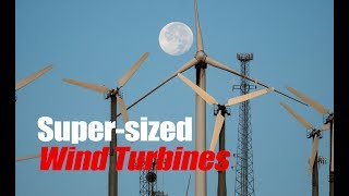 Up close to supersized Wind Turbines [upl. by Ahsatal]