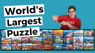 Completing the Worlds Largest Puzzles  51300  40320 pieces  Tiny Wins with Destiny [upl. by Kciredorb516]